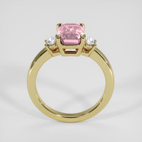 2.15 Ct. Pink Sapphire Ring, 14K Yellow Gold 3
