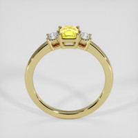 1.21 Ct. Yellow Sapphire Ring, 14K Yellow Gold 3