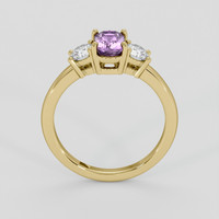1.11 Ct. Purple Sapphire Ring, 14K Yellow Gold 3