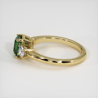 1.52 Ct. Green Sapphire Ring, 14K Yellow Gold 4
