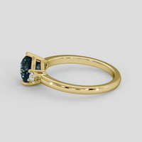 1.60 Ct. Bi Color Sapphire Ring, 14K Yellow Gold 4