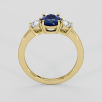 1.75 Ct. Blue Sapphire Ring, 14K Yellow Gold 3