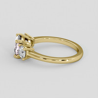 1.58 Ct. Pink Sapphire Ring, 14K Yellow Gold 4