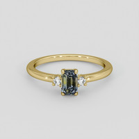 1.71 Ct. Bi Color / Parti Sapphire Ring, 14K Yellow Gold 1