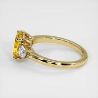 2.04 Ct. Yellow Sapphire Ring, 14K Yellow Gold 4