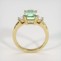 4.01 Ct. Bi Color Sapphire Ring, 14K Yellow Gold 3