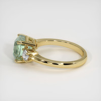4.01 Ct. Bi Color Sapphire Ring, 14K Yellow Gold 4