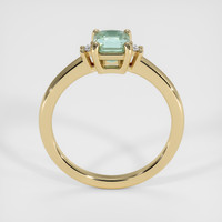 1.06 Ct. Green Sapphire Ring, 14K Yellow Gold 3