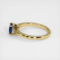 0.74 Ct. Sapphire Ring, 18K Yellow Gold 4