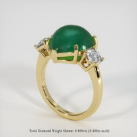 5.59 Ct. Emerald Ring, 18K Yellow Gold 2