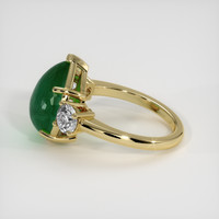 5.59 Ct. Emerald Ring, 18K Yellow Gold 4