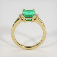2.02 Ct. Emerald Ring, 18K Yellow Gold 3