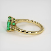 2.02 Ct. Emerald Ring, 18K Yellow Gold 4