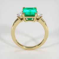 2.59 Ct. Emerald Ring, 18K Yellow Gold 3