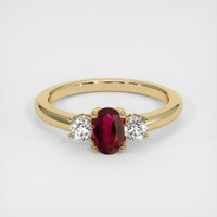 Ruby Ring 0.59 Ct., 18K Yellow Gold Preview