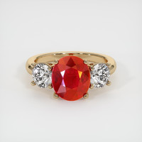 Ruby Ring 4.02 Ct., 18K Yellow Gold Preview