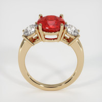 4.02 Ct. Ruby Ring, 18K Yellow Gold 3