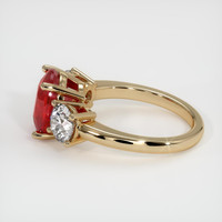 4.02 Ct. Ruby Ring, 18K Yellow Gold 4