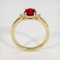 1.56 Ct. Ruby Ring, 18K Yellow Gold 3