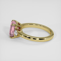2.15 Ct. Pink Sapphire Ring, 18K Yellow Gold 4