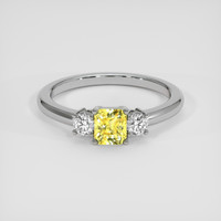 1.21 Ct. Yellow Sapphire Ring, 18K Yellow Gold 1