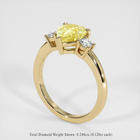 2.29 Ct. Yellow Sapphire Ring, 18K Yellow Gold 2
