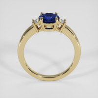 1.14 Ct. Blue Sapphire Ring, 18K Yellow Gold 3