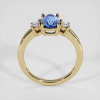 2.25 Ct. Blue Sapphire Ring, 18K Yellow Gold 3
