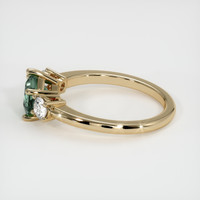 1.20 Ct. Sapphire Ring, 18K Yellow Gold 4