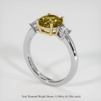 1.71 Ct. Gemstone Ring, 14K Yellow & White 2