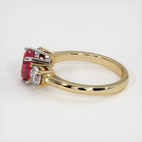 2.00 Ct. Ruby Ring, 14K Yellow & White 4