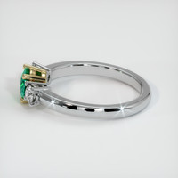 Emerald Ring 0.30 Ct. 18K Yellow White Preview