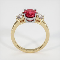 2.00 Ct. Ruby Ring, 18K Yellow & White 3