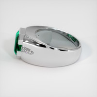 3.14 Ct. Emerald  Ring - Platinum 950