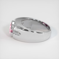 2.07 Ct. Padparadscha Sapphire Ring, Platinum 950 4