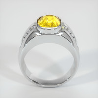 4.40 Ct. Yellow Sapphire Ring, Platinum 950 3