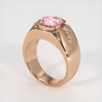 2.07 Ct. Sapphire Ring, 14K Rose Gold 2