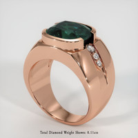 5.93 Ct. Sapphire Ring, 14K Rose Gold 2