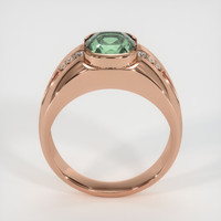 2.78 Ct. Green Sapphire Ring, 14K Rose Gold 3