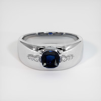 1.52 Ct. Sapphire Ring, 14K White Gold 1