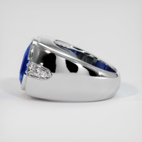 8.02 Ct. Blue Sapphire Ring, 14K White Gold 4