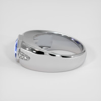 2.06 Ct. Bi Color Sapphire Ring, 14K White Gold 4