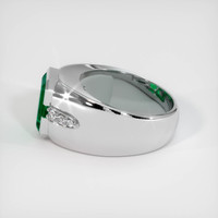 3.16 Ct. Emerald Ring, 18K White Gold 4