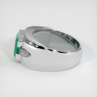 3.97 Ct. Emerald Ring, 18K White Gold 4