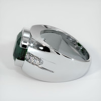 5.93 Ct. Sapphire Ring, 18K White Gold 4