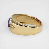 2.57 Ct. Sapphire Ring, 14K White & Yellow 4