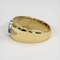 2.09 Ct. Sapphire Ring, 18K White & Yellow 4