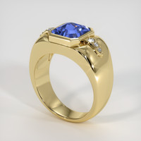 3.66 Ct. Sapphire Ring, 14K Yellow Gold 2