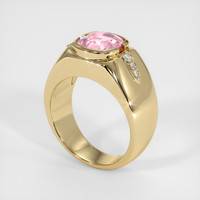 2.07 Ct. Sapphire Ring, 14K Yellow Gold 2