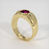 2.02 Ct. Ruby Ring, 14K Yellow Gold 2